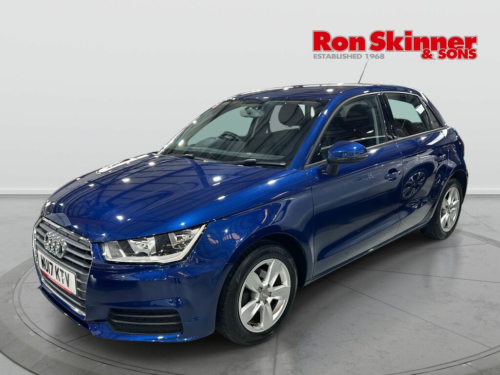 Audi A1 1.0 Tfsi Se Sportback Euro 6 S WU17KTV Blue #2