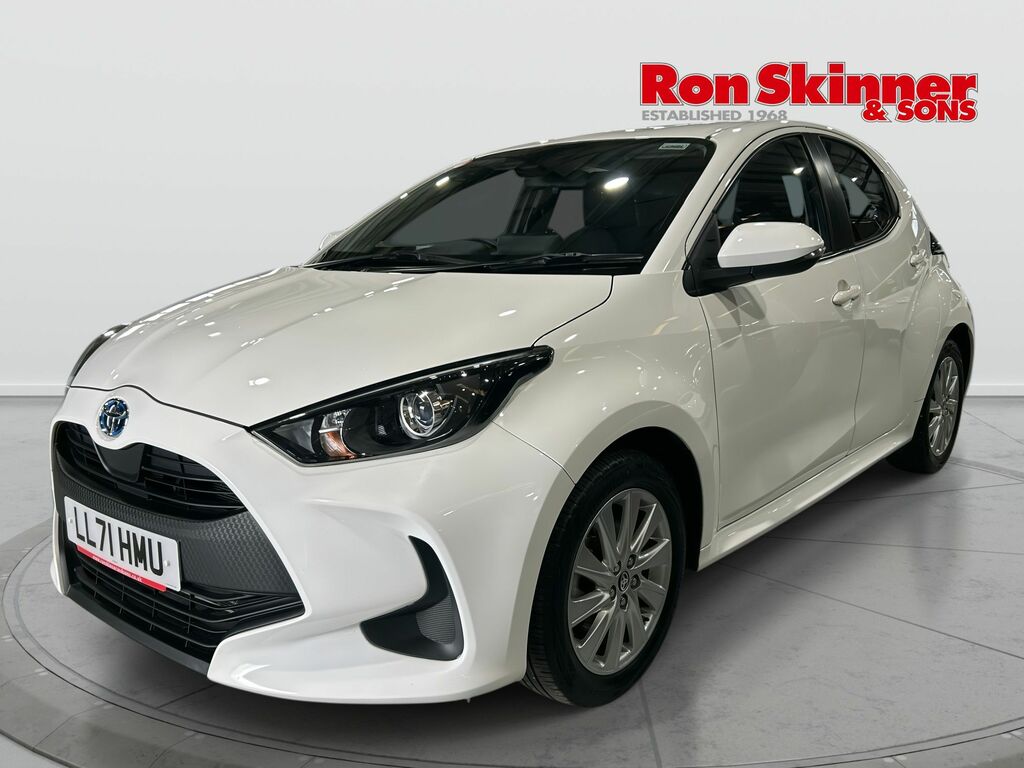 Toyota Yaris 1.5 Vvt-h Icon Hatchback Hybrid E-cvt E LL71HMU White #2