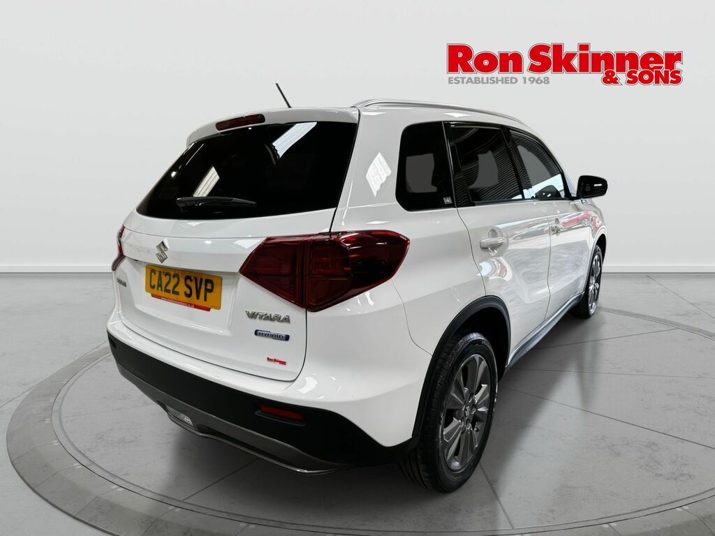 Suzuki Vitara 1.4 Boosterjet Mhev Sz-t Suv Hybrid Man CA22SVP White #4