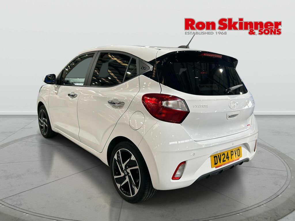 Hyundai I10 1.0 Premium Hatchback Euro 6 Ss DV24PYO White #3