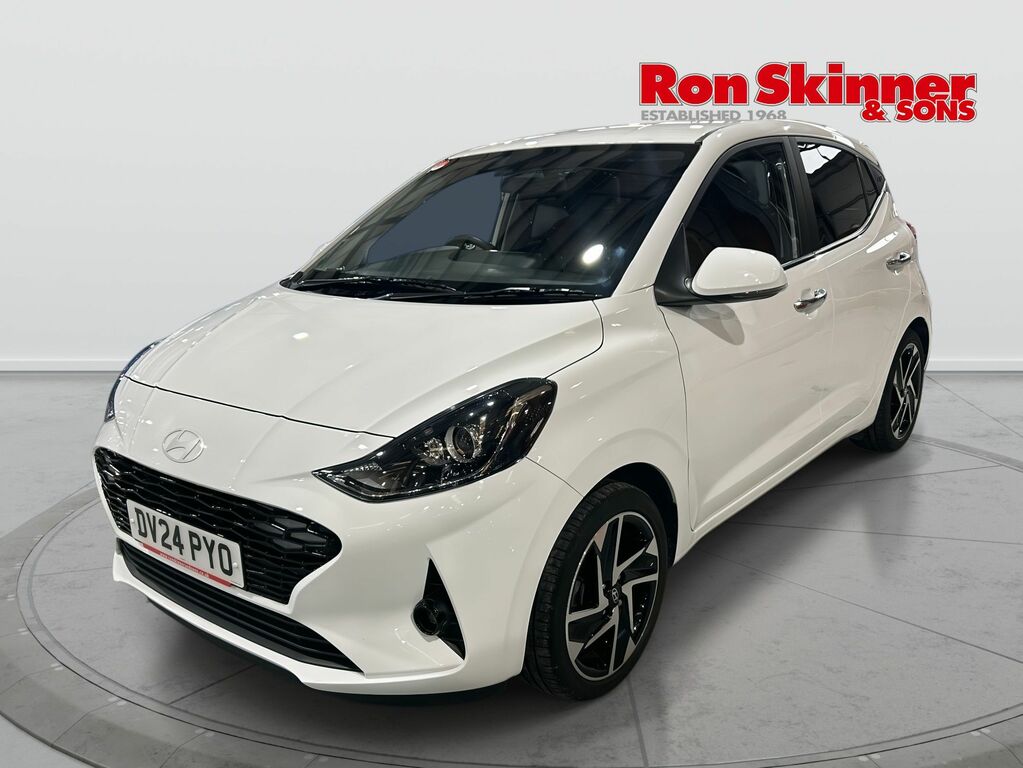 Hyundai I10 1.0 Premium Hatchback Euro 6 Ss DV24PYO White #2