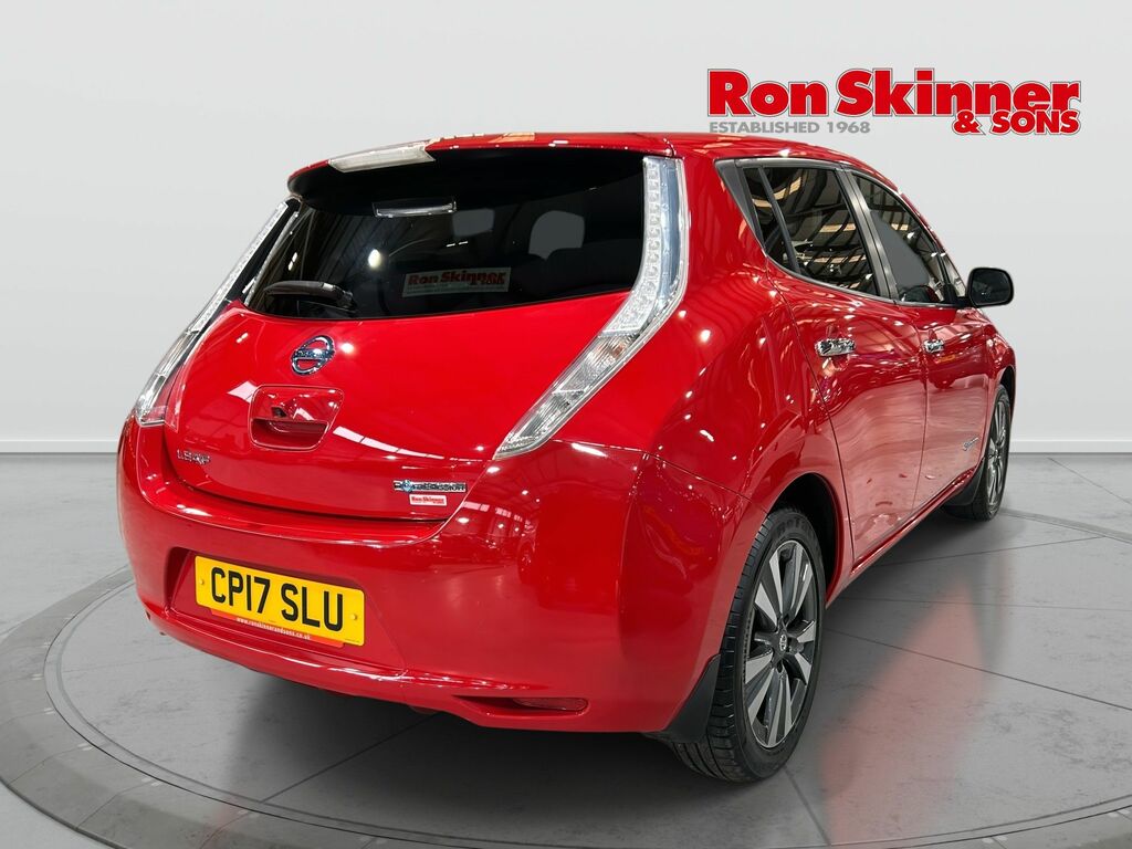 Nissan Leaf 30Kwh Tekna Hatchback 109 Bhp CP17SLU Red #3