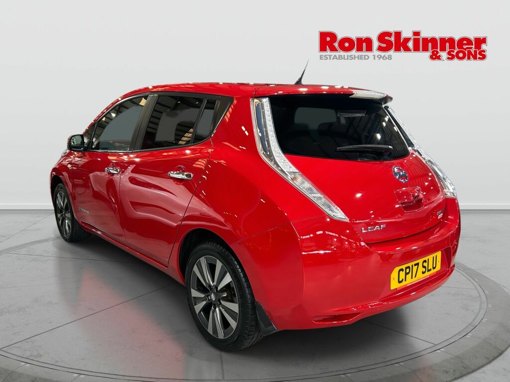Nissan Leaf 30Kwh Tekna Hatchback 109 Bhp CP17SLU Red #2