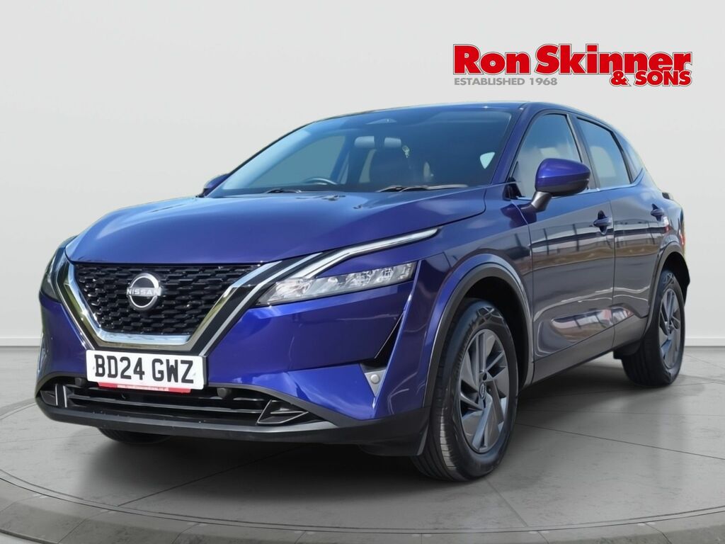 Nissan Qashqai 1.3 Dig-t Mhev Acenta Premium Suv Hybri BD24GWZ Blue #2