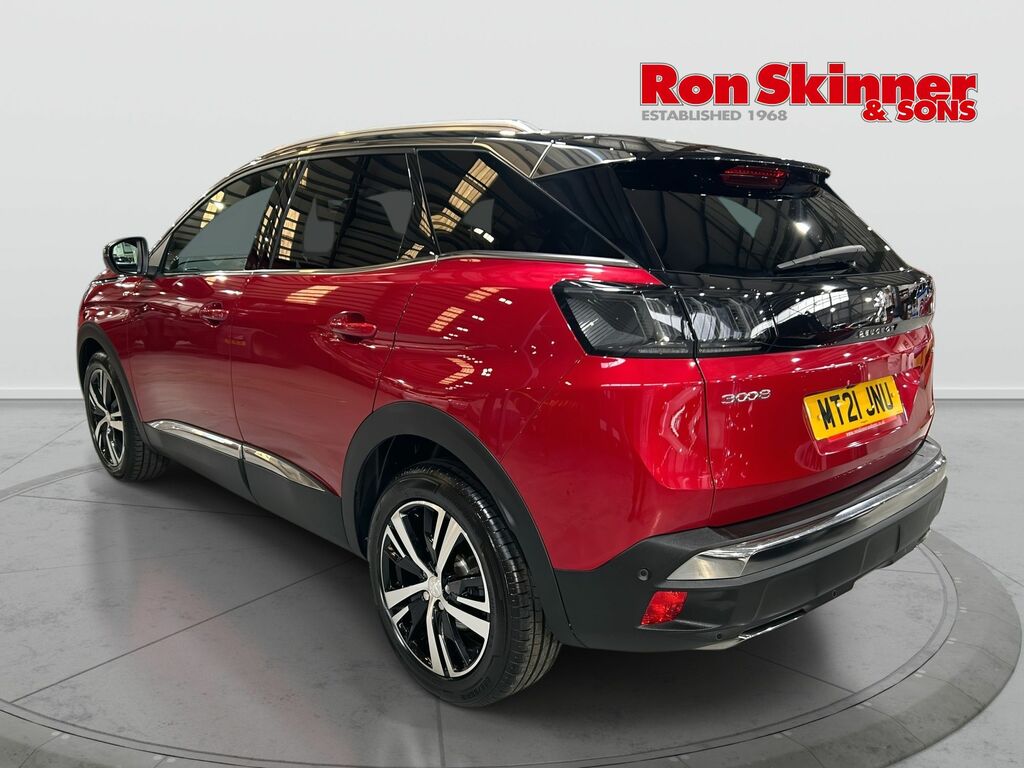 Peugeot 3008 1.2 Puretech Gt Suv Euro 6 Ss MT21JNU Red #3