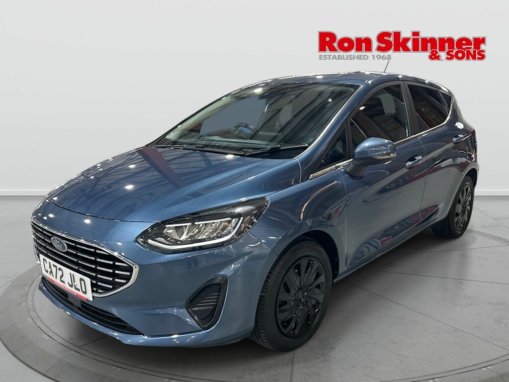 Ford Fiesta 1.0T Ecoboost Mhev Titanium Hatchback H CA72JLO Blue #2