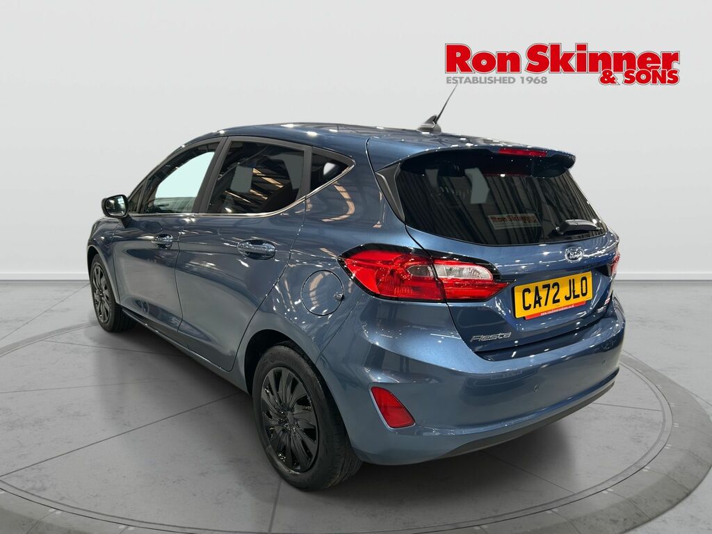 Ford Fiesta 1.0T Ecoboost Mhev Titanium Hatchback H CA72JLO Blue #3