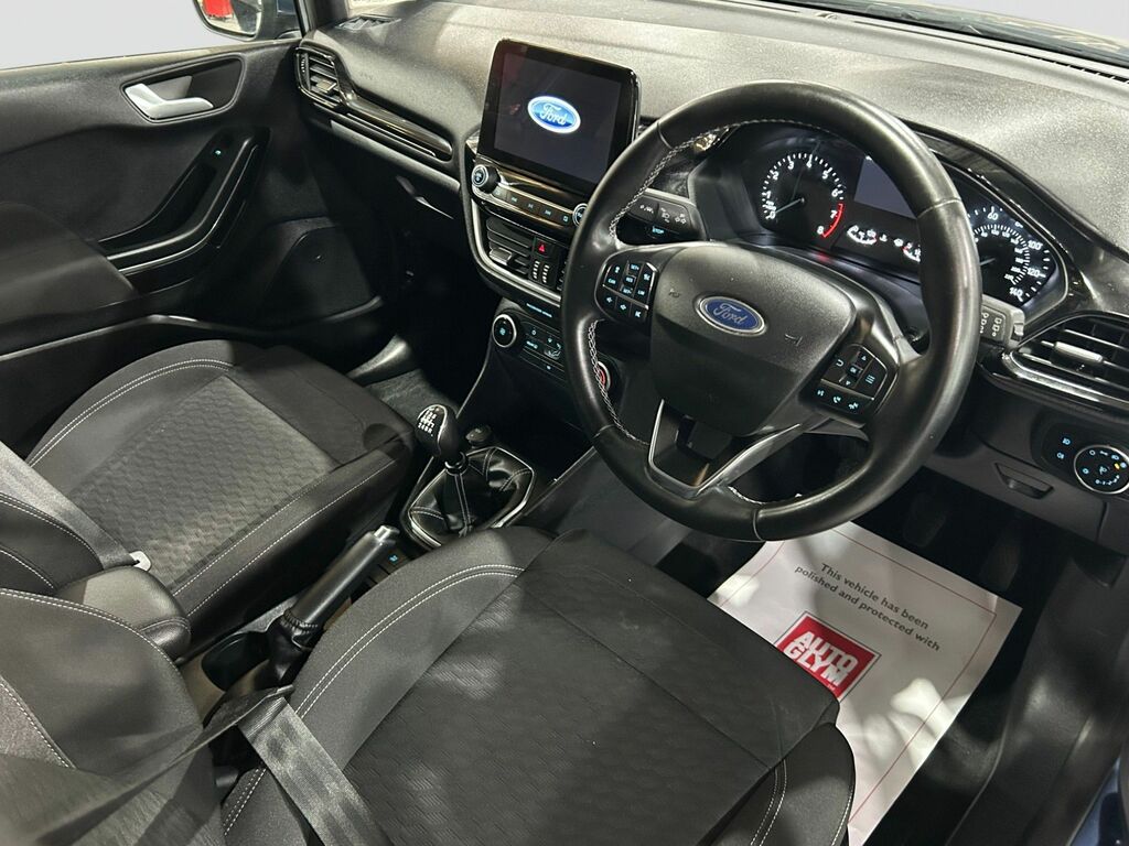 Ford Fiesta 1.0T Ecoboost Mhev Titanium Hatchback H CA72JLO Blue #6