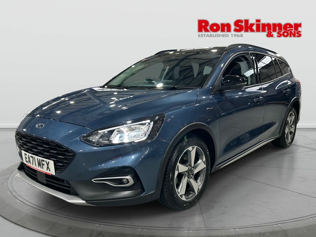 Ford Focus 1.0T Ecoboost Active Edition Estate Man EA71MFX Blue #2