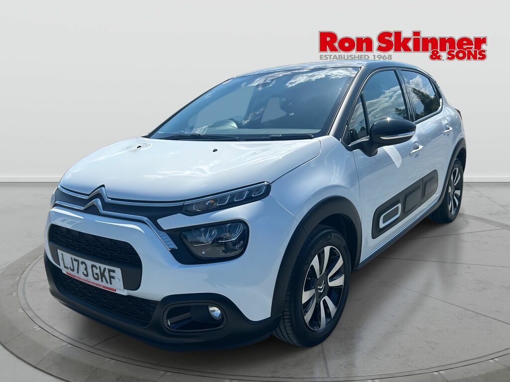 Citroen C3 1.2 Puretech Plus Hatchback Euro LJ73GKF White #2