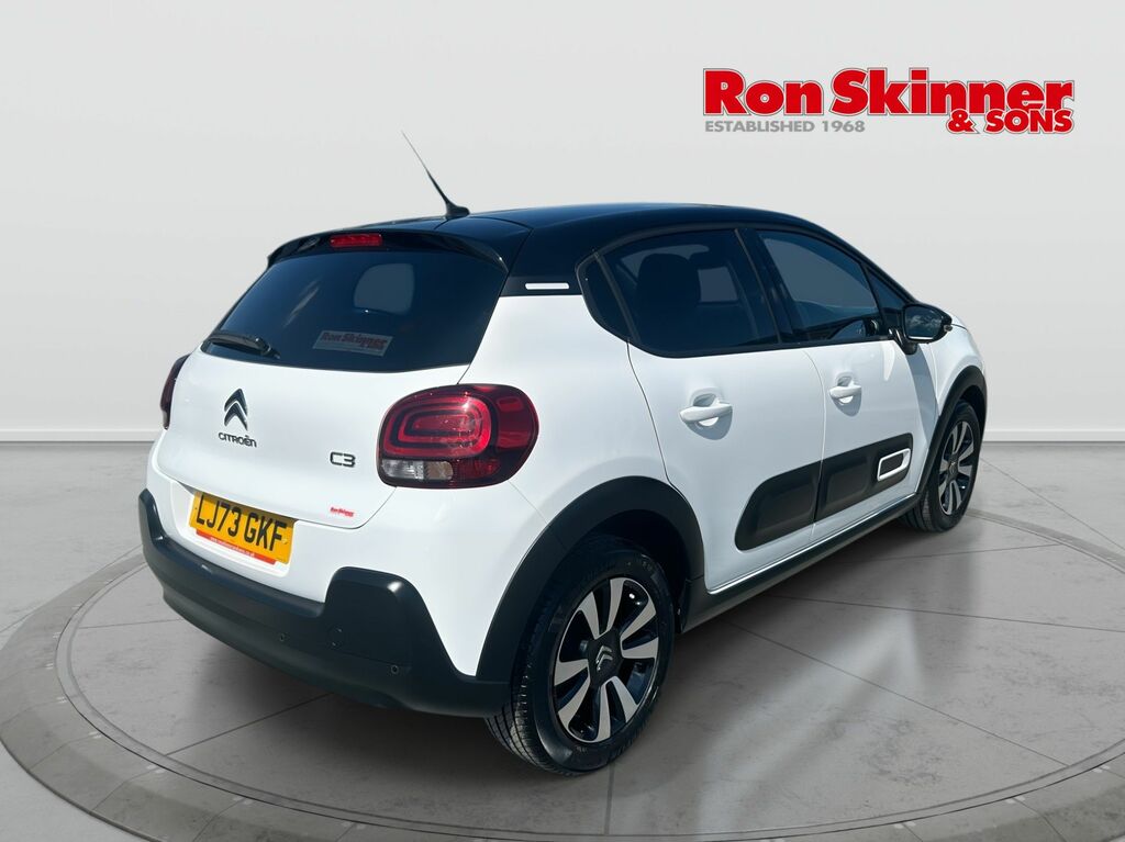 Citroen C3 1.2 Puretech Plus Hatchback Euro LJ73GKF White #4