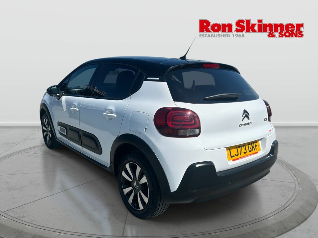 Citroen C3 1.2 Puretech Plus Hatchback Euro LJ73GKF White #3