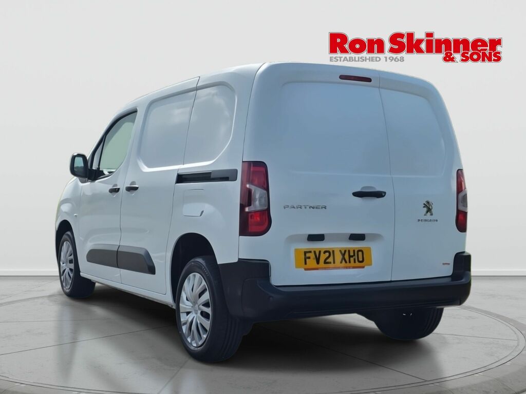 Peugeot Partner 1.5 Bluehdi 1000 Professional Standard Panel Van 5 FV21XHO White #3