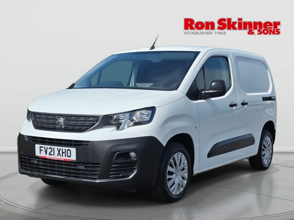 Peugeot Partner 1.5 Bluehdi 1000 Professional Standard Panel Van 5 FV21XHO White #2