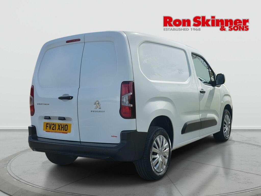 Peugeot Partner 1.5 Bluehdi 1000 Professional Standard Panel Van 5 FV21XHO White #4