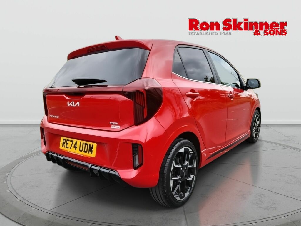 Kia Picanto 1.2 Gt-line S Hatchback Amt Euro 6 Ss RE74UDM Red #4
