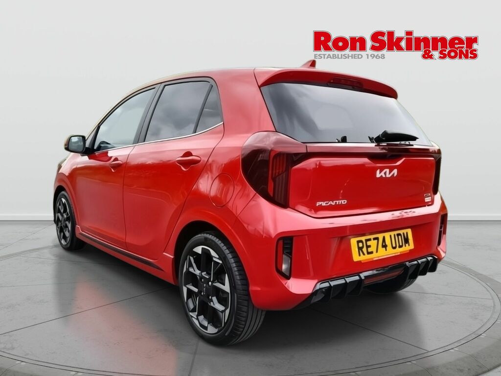 Kia Picanto 1.2 Gt-line S Hatchback Amt Euro 6 Ss RE74UDM Red #3