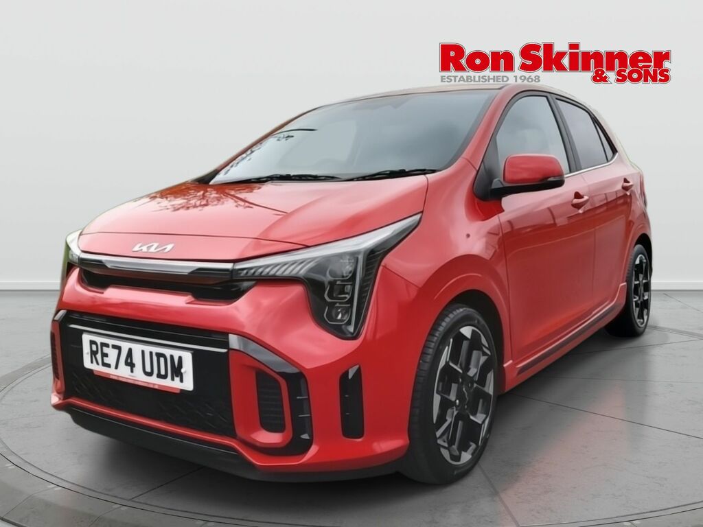 Kia Picanto 1.2 Gt-line S Hatchback Amt Euro 6 Ss RE74UDM Red #2
