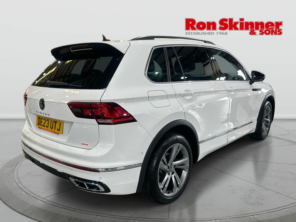 Volkswagen Tiguan 2.0 Tdi R-line Edition Suv Dsg Euro 6 DE23UTJ White #4