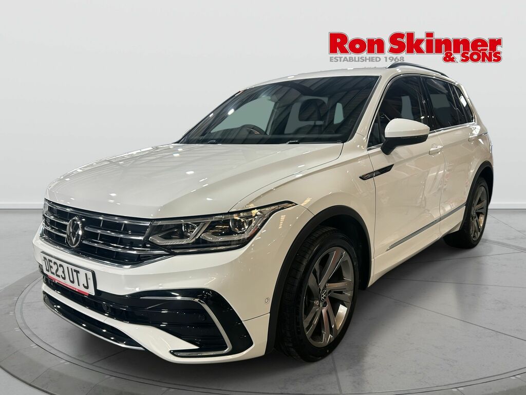 Volkswagen Tiguan 2.0 Tdi R-line Edition Suv Dsg Euro 6 DE23UTJ White #2