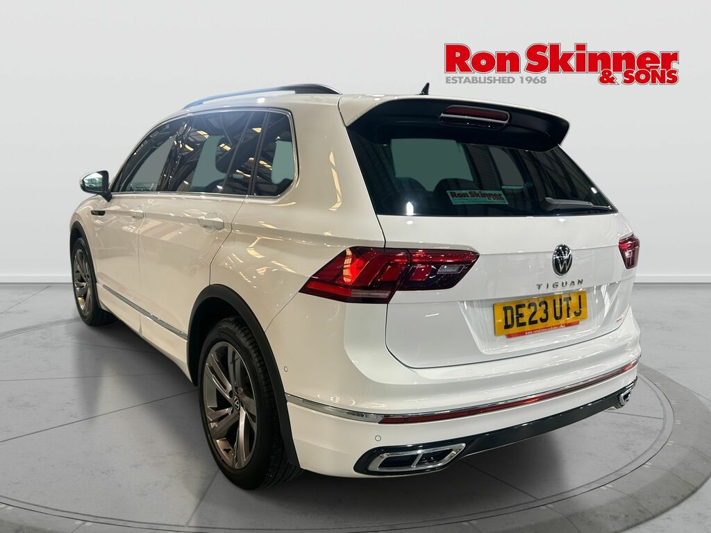 Volkswagen Tiguan 2.0 Tdi R-line Edition Suv Dsg Euro 6 DE23UTJ White #3