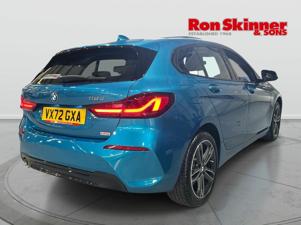 BMW 1 Series 1.5 116D Sport Lcp Hatchback Dct Euro Blue #4