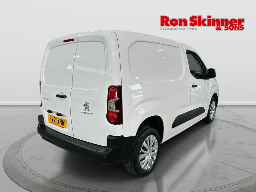 Peugeot Partner 1.5 Bluehdi 1000 Professional Standard Panel Van 5 White #3