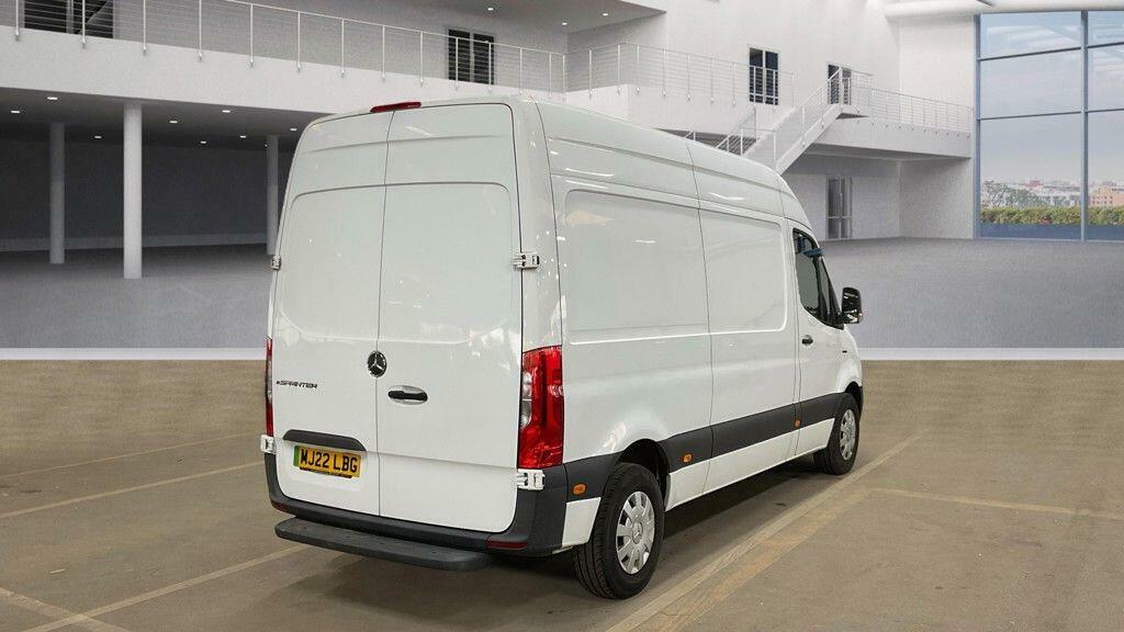 Mercedes-Benz eSprinter 55Kwh Progressive Panel Van Fwd White #4