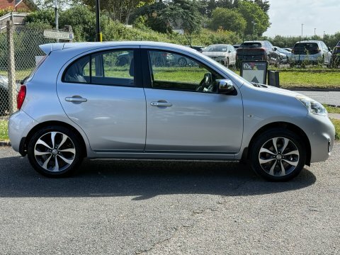 Nissan Micra Tekna 14 584 HV65OHE Silver #2