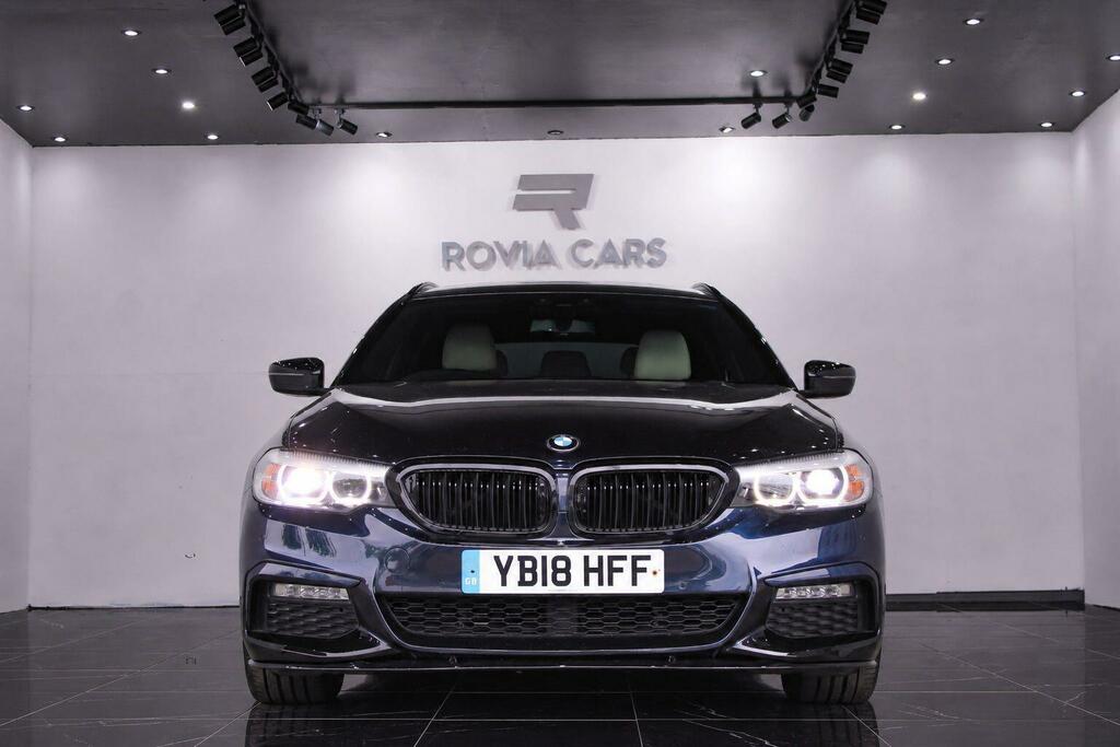 BMW 5 Series Estate 2.0 520I Gpf M Sport Touring Euro 6 S YB18HFF Black #2