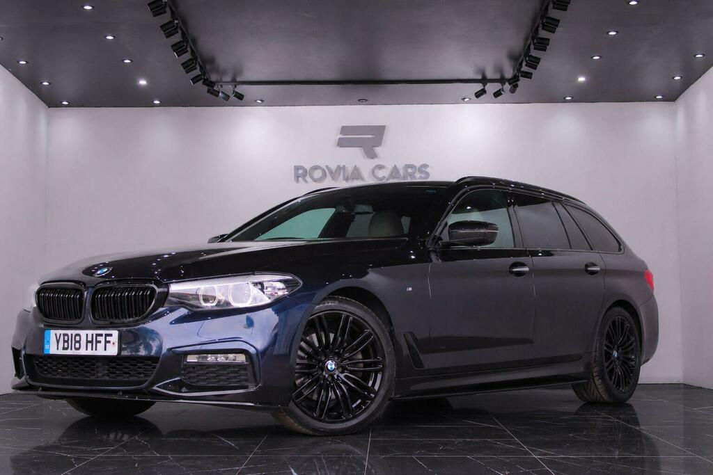 BMW 5 Series Estate 2.0 520I Gpf M Sport Touring Euro 6 S YB18HFF Black #3