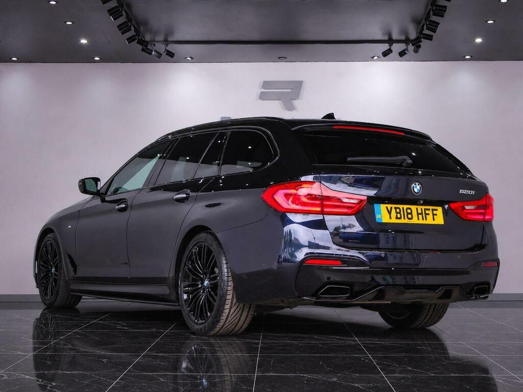 BMW 5 Series Estate 2.0 520I Gpf M Sport Touring Euro 6 S YB18HFF Black #4