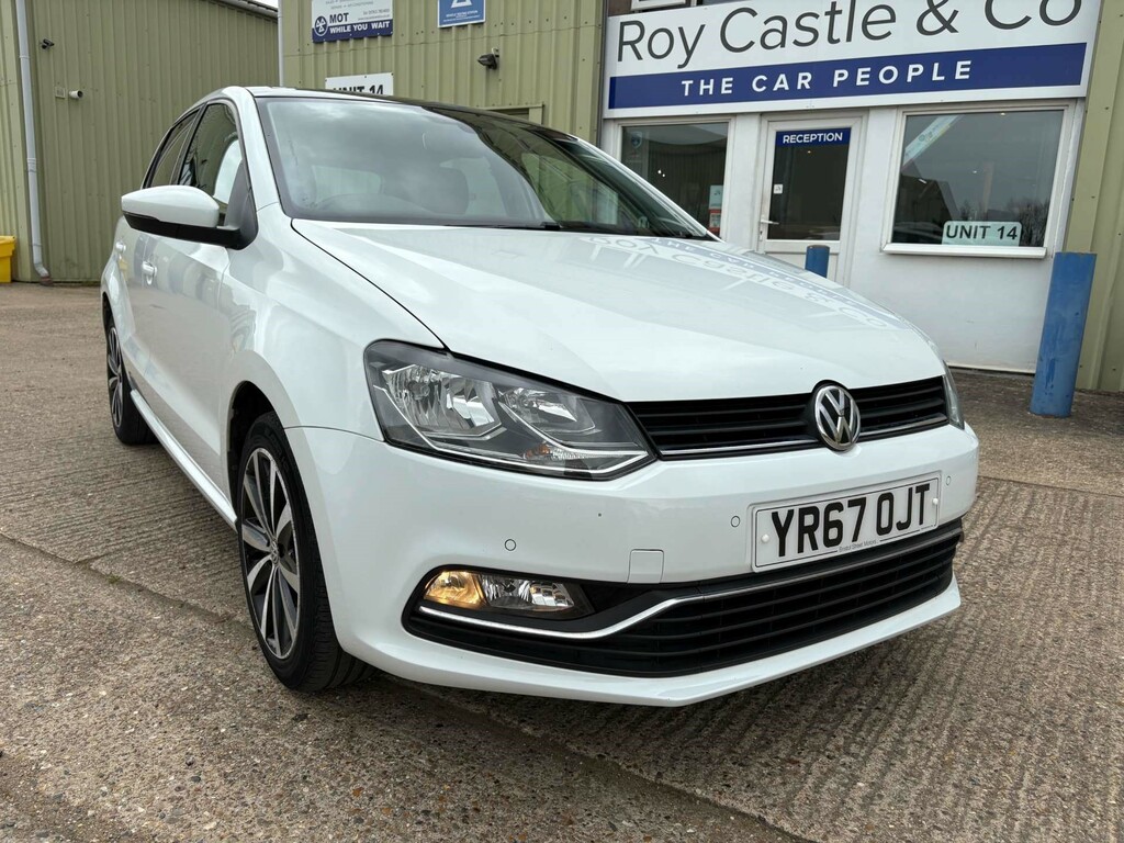 Volkswagen Polo Match Edition Hatchback Euro 6 Ss YR67OJT White #4