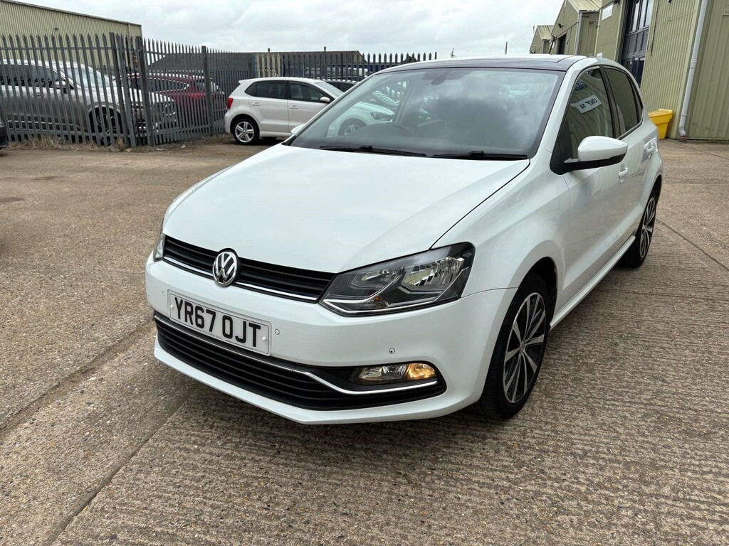 Volkswagen Polo Match Edition Hatchback Euro 6 Ss YR67OJT White #3