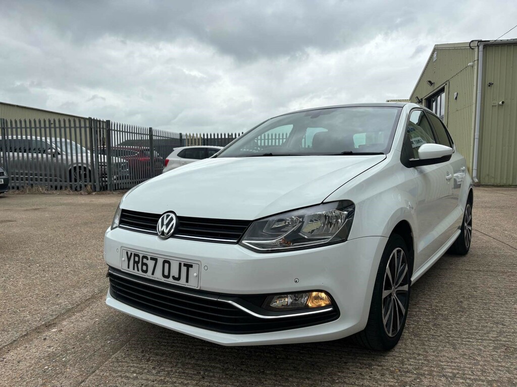 Volkswagen Polo Match Edition Hatchback Euro 6 Ss YR67OJT White #5