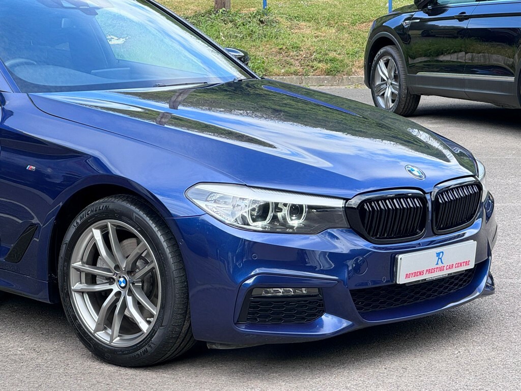 BMW 5 Series M Sport Touring GV19VMK Blue #3