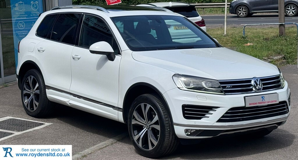 Volkswagen Touareg V6 R-line Tdi Bluemotion Technology White