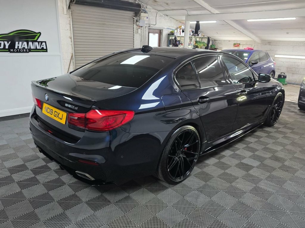BMW 5 Series 2.0 520D M Sport Saloon Euro 6 S NC19GXJ Black #6