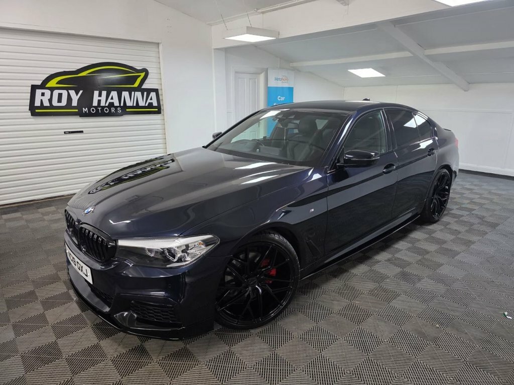 BMW 5 Series 2.0 520D M Sport Saloon Euro 6 S NC19GXJ Black #2