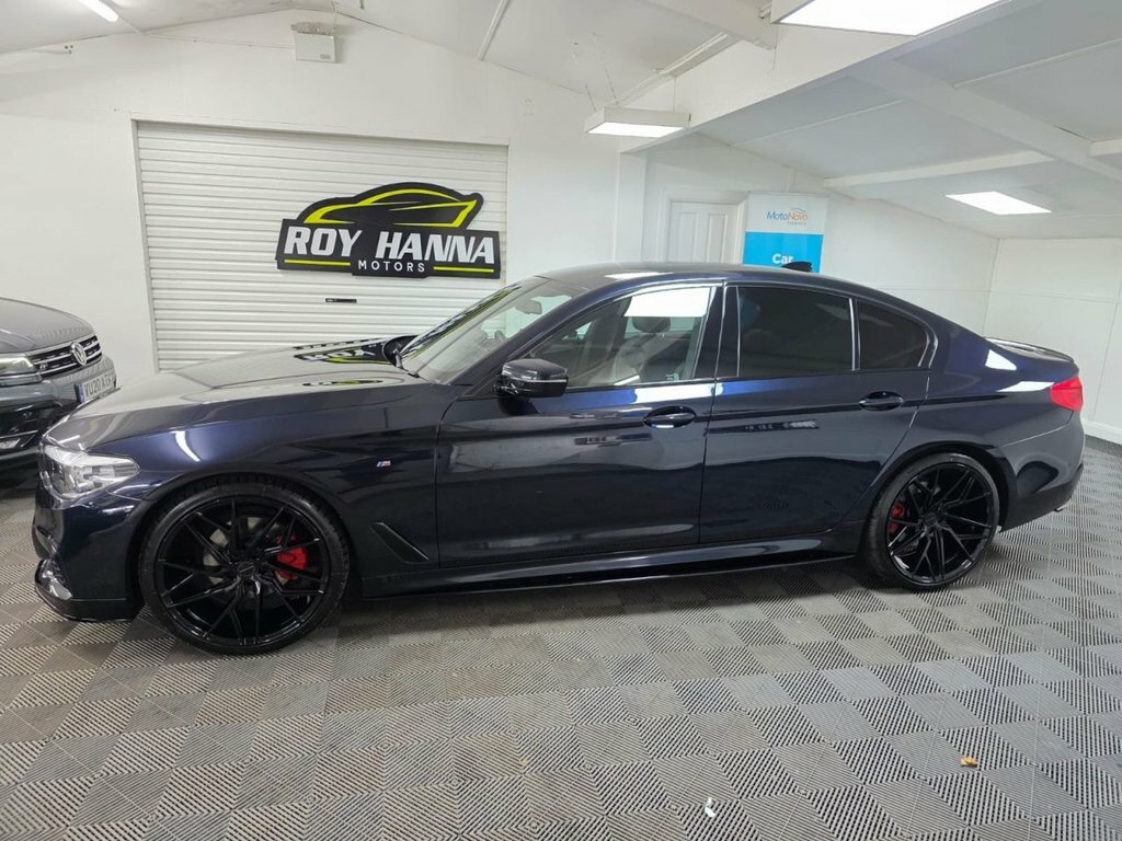 BMW 5 Series 2.0 520D M Sport Saloon Euro 6 S NC19GXJ Black #3