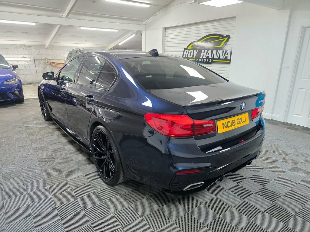 BMW 5 Series 2.0 520D M Sport Saloon Euro 6 S NC19GXJ Black #4