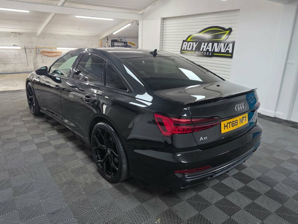 Audi A6 Saloon 2.0 Tdi 40 Black Edition Saloon S Troni HT69NFX Black #4