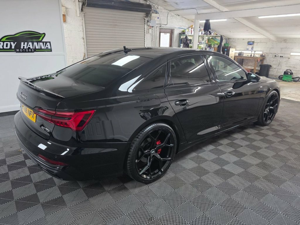 Audi A6 Saloon 2.0 Tdi 40 Black Edition Saloon S Troni HT69NFX Black #6