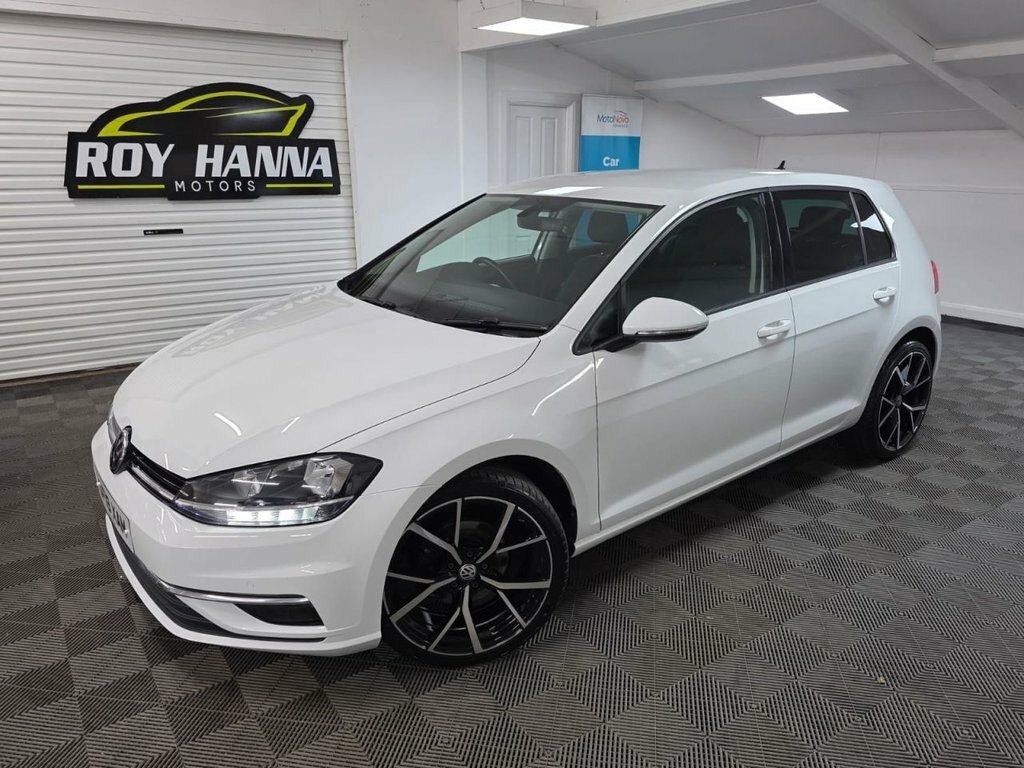 Volkswagen Golf 1.6 Tdi Match Hatchback Dsg Euro 6 S S White