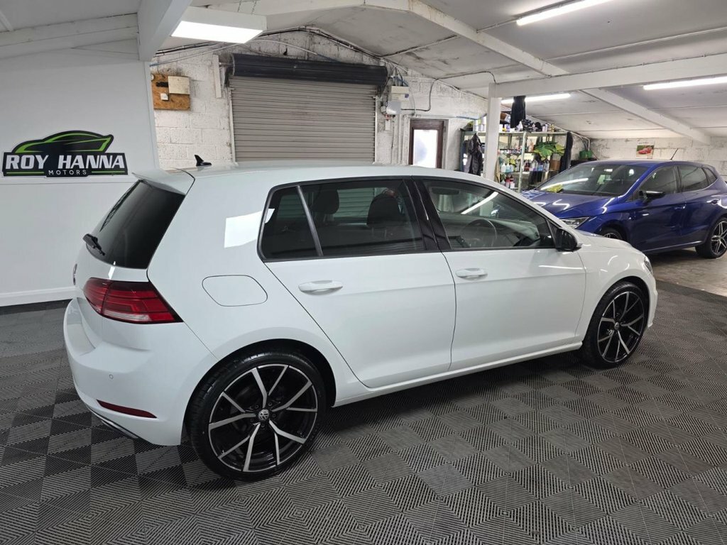 Volkswagen Golf 1.6 Tdi Match Hatchback Dsg Euro 6 S S GF19XAM White #3