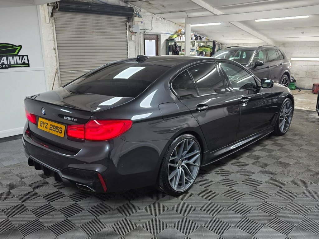 BMW 5 Series 3.0 530D M Sport Saloon Euro 6 S Grey #6