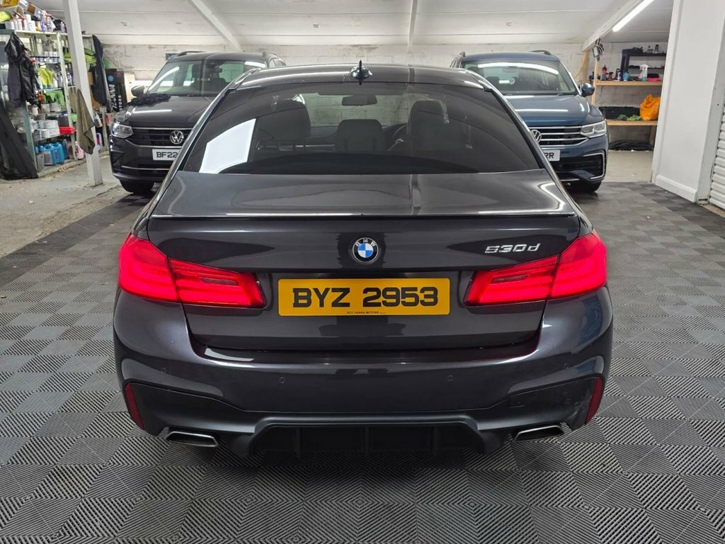 BMW 5 Series 3.0 530D M Sport Saloon Euro 6 S Grey #5