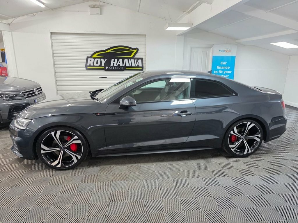 Audi A5 2.0 Tdi 40 S Line Coupe S Tronic Euro 6 WJ69BVB Grey #4