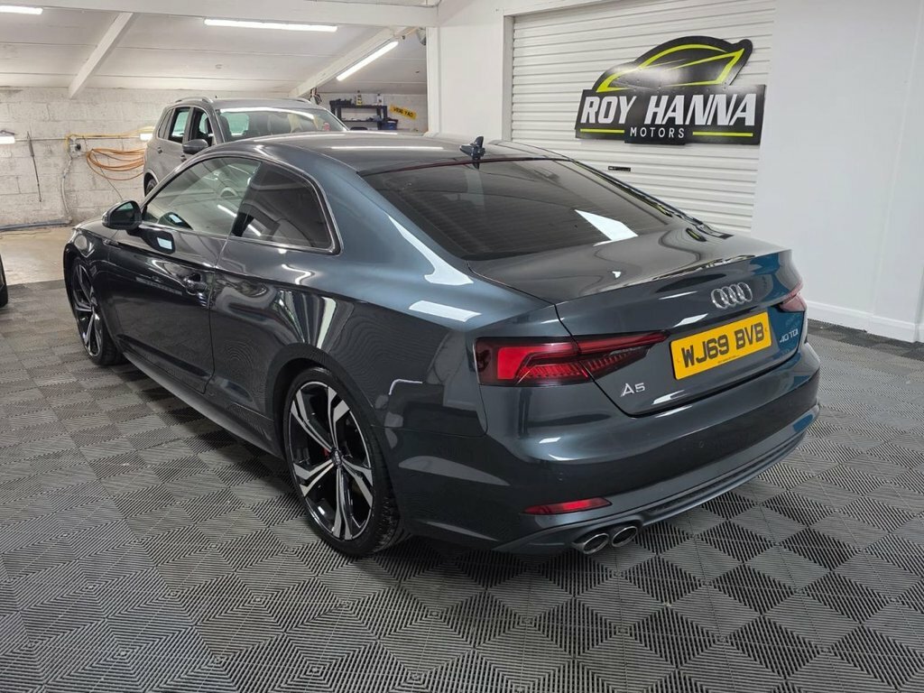 Audi A5 2.0 Tdi 40 S Line Coupe S Tronic Euro 6 WJ69BVB Grey #2