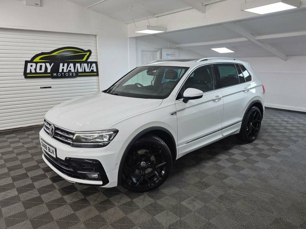Volkswagen Tiguan 2.0 Tdi R-line Tech Suv Dsg 4Motion Eur White